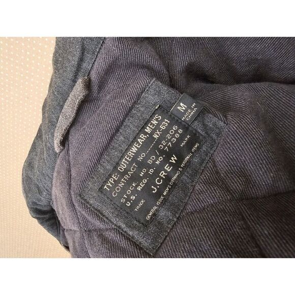 J Crew Sussex Quilted Zip Vest Primaloft Insulated Gray Medium - Picture 13 of 13